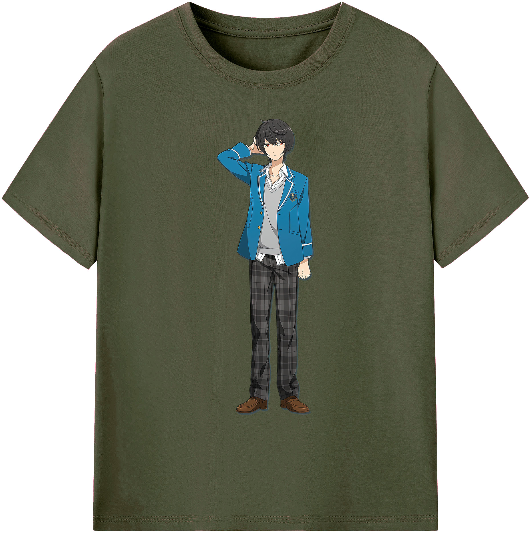 （画像用） あんさんぶるスターズ! Ensemble Stars 綿100％ メンズ半袖Tシャツ｜肌触りやわらか＆通気性